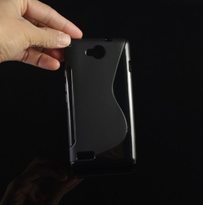 Силиконов гръб ТПУ S-Case за ZTE KIS 3 MAX / ZTE BLADE G LUX черен